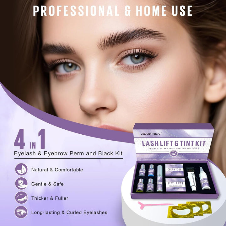 Wimpernlifting Set mit Schwarz, 2026 Lash lifting set mit Schwarz, Professionell Natürliche & Dicker