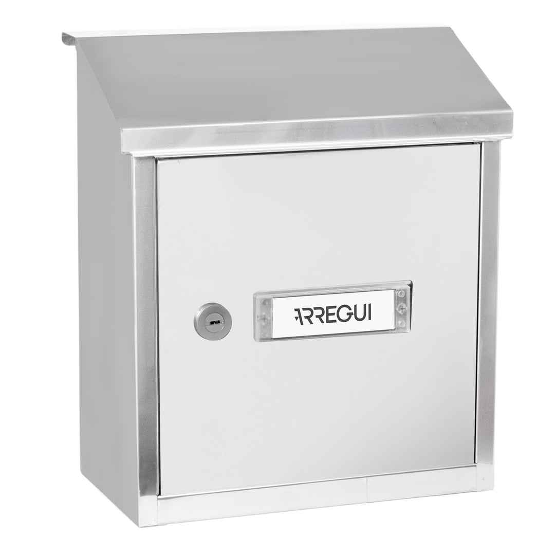 ARREGUI V4097 Durchwurfbriefkasten aus Verzinktem Stahl, kasten in Grösse S(DINA5), Durchwurfkasten