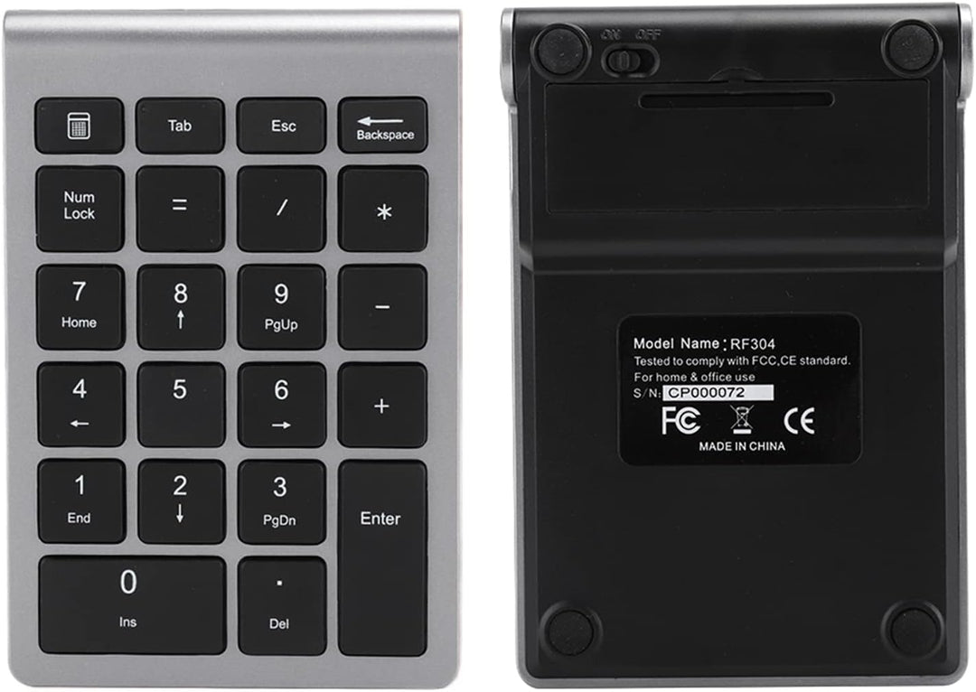 Kabelloser Numpad-Nummernblock, USB- oder 2,4-G-Wireless-Nummernblock, Batteriebetriebene Finanzbuch