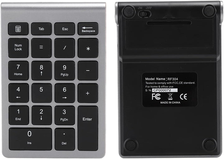 Kabelloser Numpad-Nummernblock, USB- oder 2,4-G-Wireless-Nummernblock, Batteriebetriebene Finanzbuch