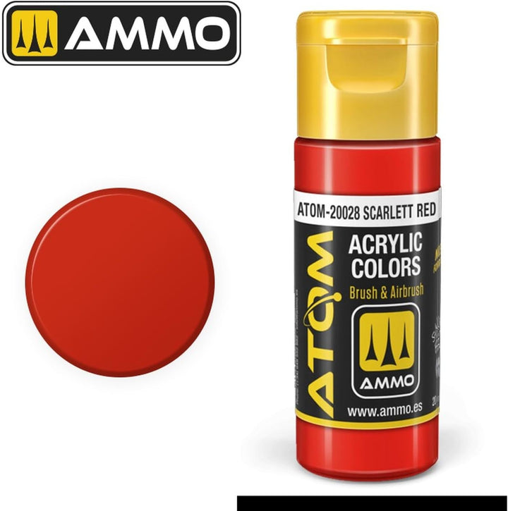 Mig Jimenez ATOM COLOR Scarlet Red