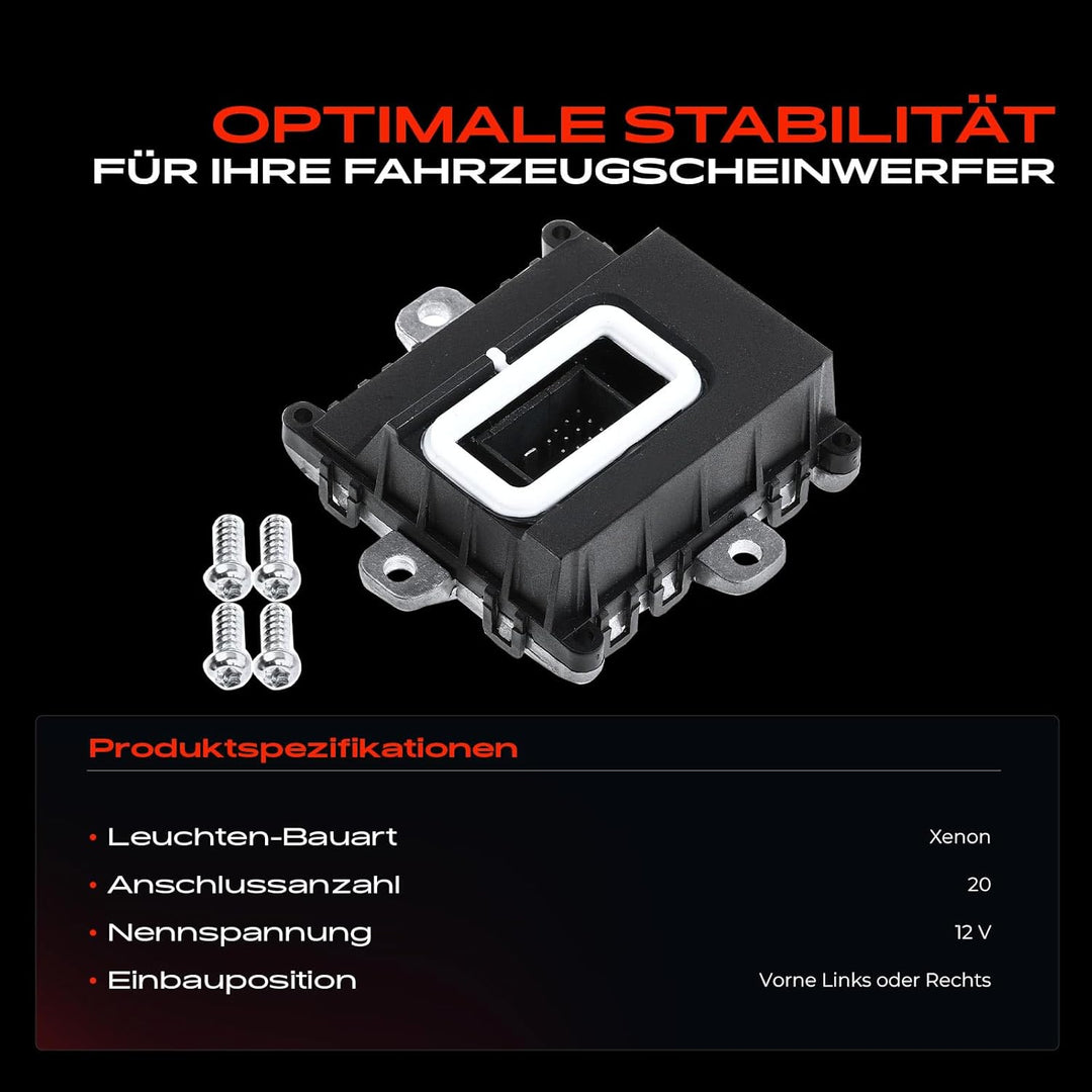 Frankberg Xenon Steuergerät Kurvenlicht Modul Leistungsmodul Kompatibel mit 3er E46 E90 E91 5er E60