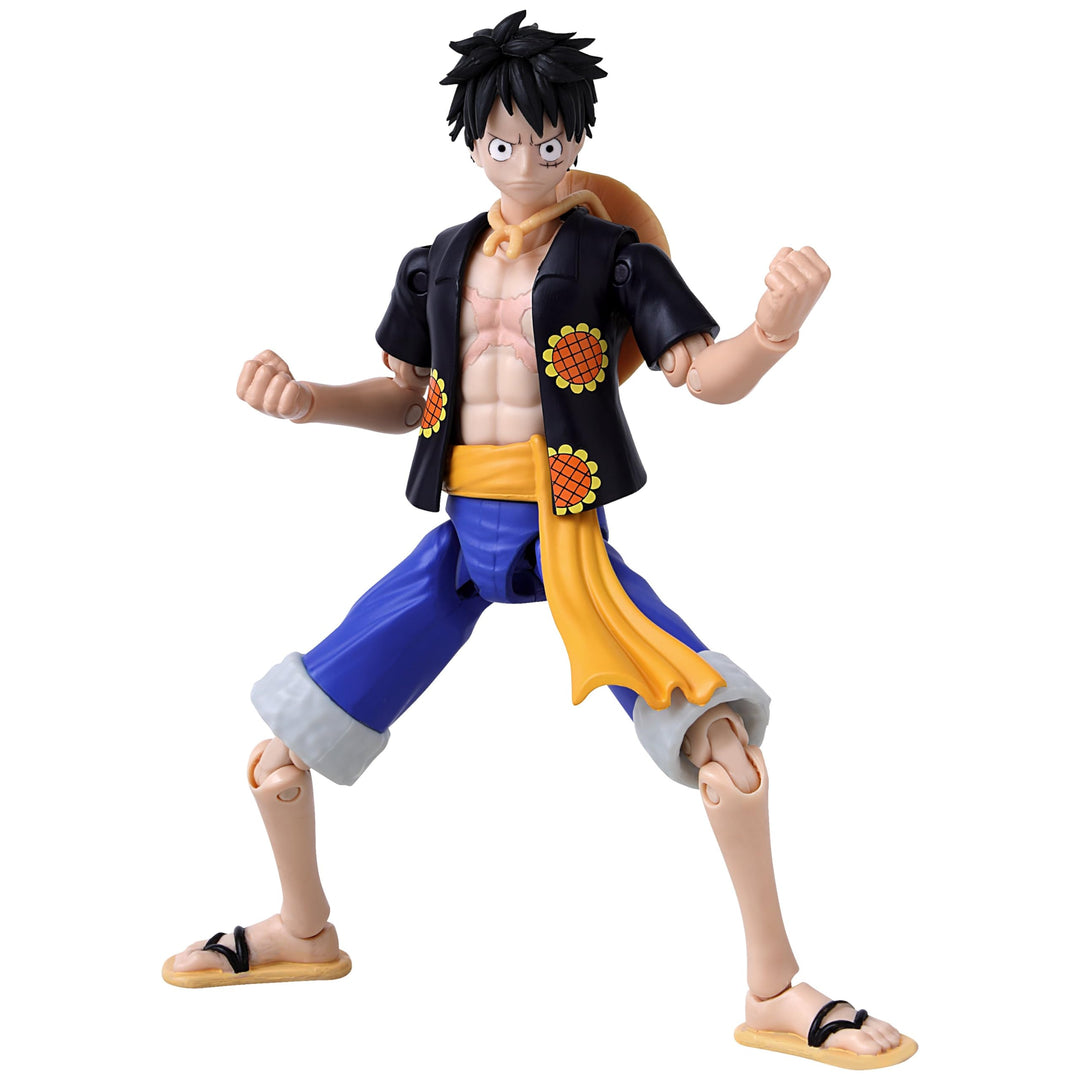 ANIME HEROES - One Piece - Monkey D. Luffy Dressrosa Verison Actionfigur Einteilig Gold, Einteilig G