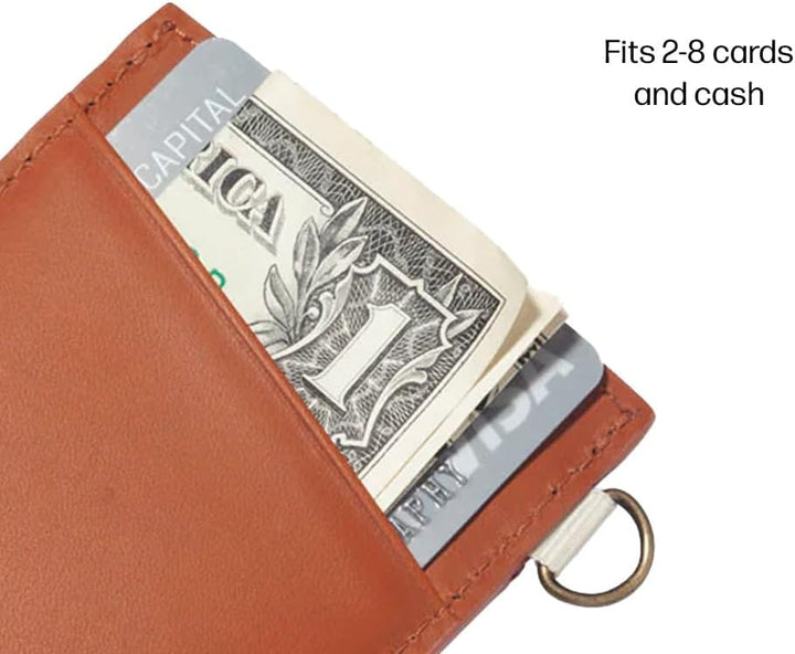 Thread Wallets - Slim Minimalist Wallet - Vertical Card Holder Einheitsgrösse Fine Line, Einheitsgr&