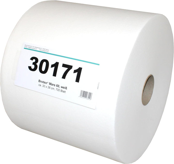 700 Airlaid Tücher auf Rolle | 30x38 cm Tuchmass | weiss | Non-Woven | saugstarke, reissfeste Zellst