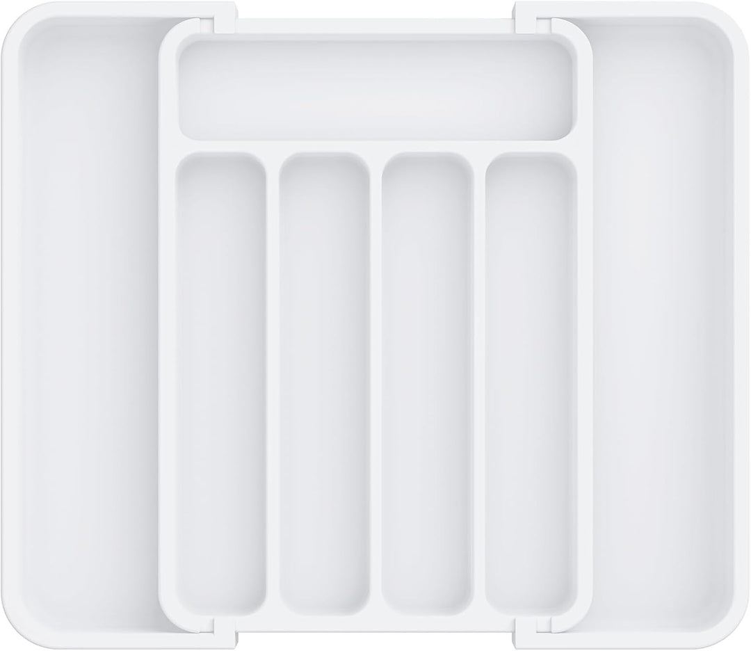 AUJEN Besteckkasten für Schubladen -Abnehmbar Besteckeinsatz für Schubladen, Praktischer Schubladene