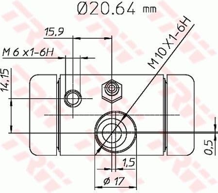 TRW GSK1255 Bremsbackensatz