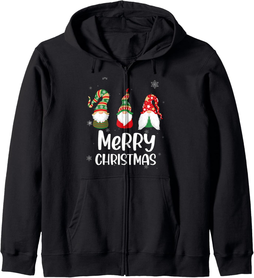 Geschenk Männer Frauen Kinder Frohe Weihnachten Gnome Kapuzenjacke