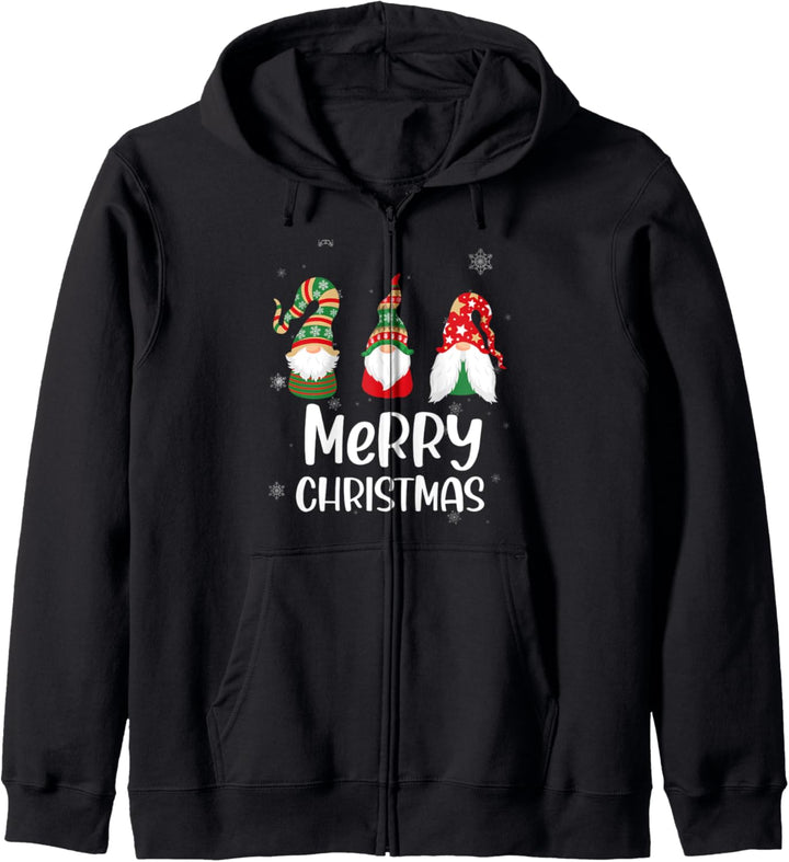 Geschenk Männer Frauen Kinder Frohe Weihnachten Gnome Kapuzenjacke