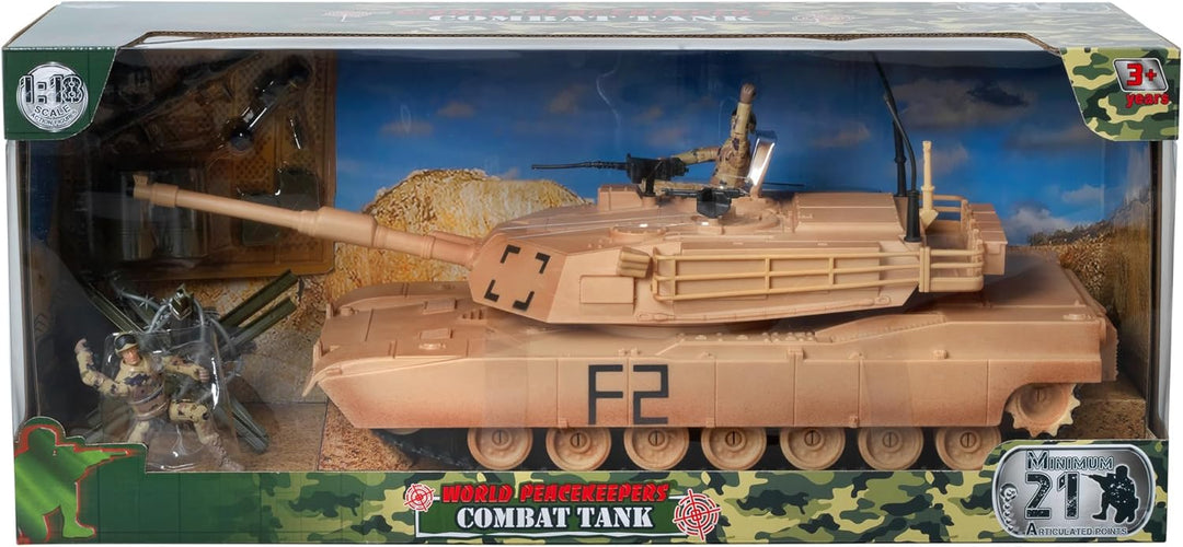 Peterkin World Peace Keepers Panzerkampfwagen mit 3 Figuren & Zubehör