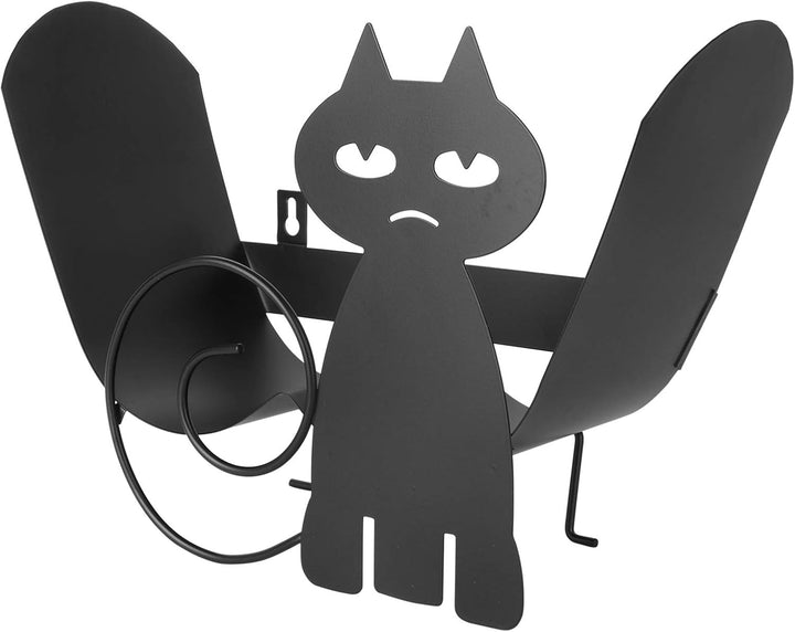 Cabilock Toilettenpapierhalter Kreativ Katze Design Eisen Freistehend Toilettenrollenhalter WC Rolle