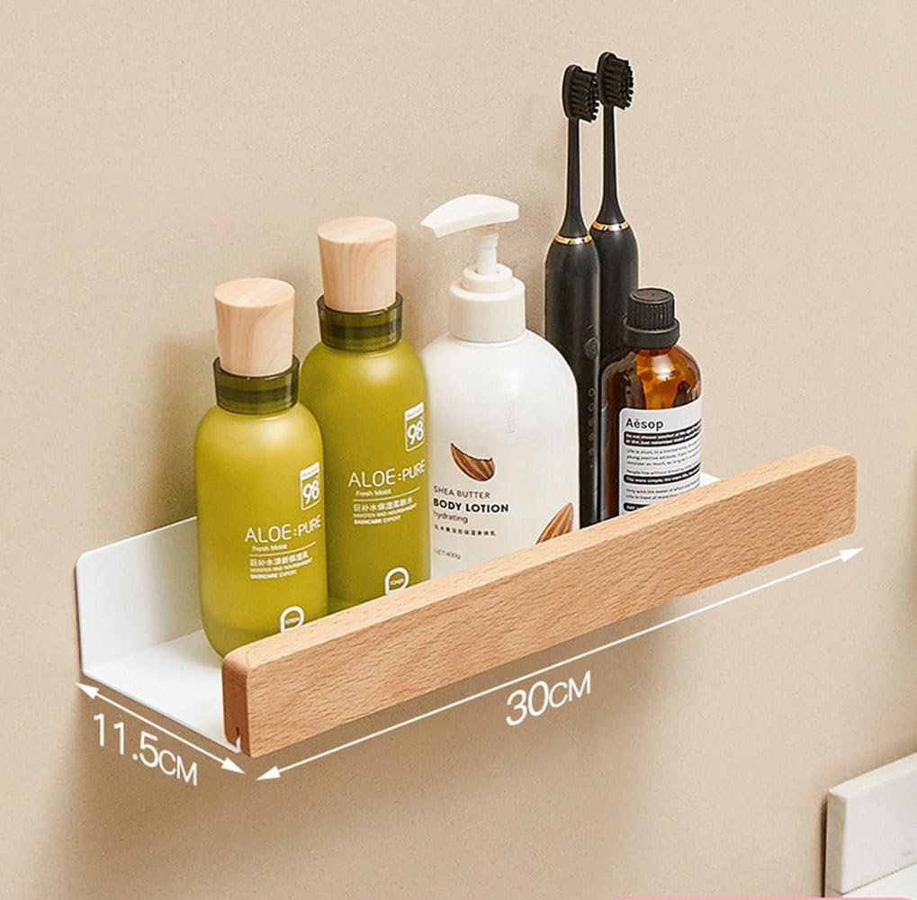 An der Wand montiert Schwimmend Metallregal Ledge,Weiss Badezimmer Regal Wandhalterung Regal dekorie