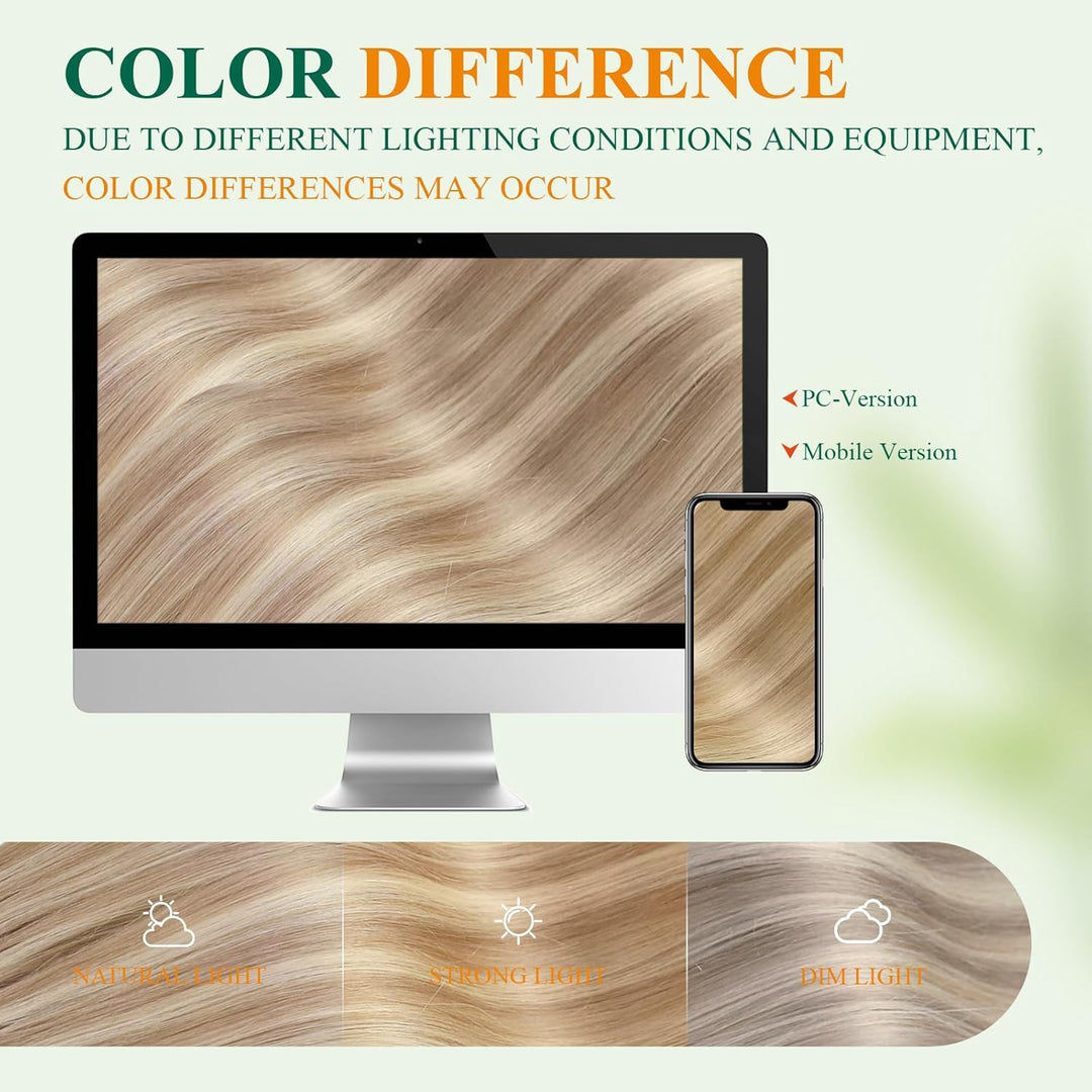Easyouth Blond Tape Extensions Echthaar Tape in Haarverlangerung Naturlich Tape in Echthaar Extensio