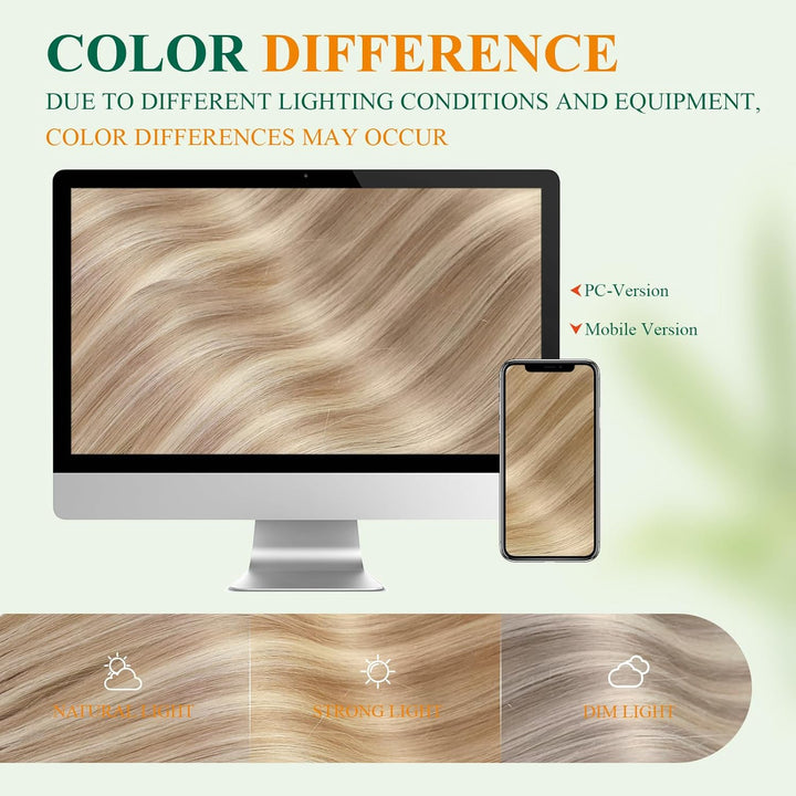 Easyouth Blond Tape Extensions Echthaar Tape in Haarverlangerung Naturlich Tape in Echthaar Extensio
