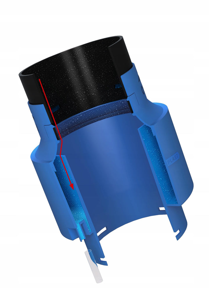 WIRPLAST Kondensatkondensator Ø125 für Kaminöfe EVO PRO - Kondensbehälter 730 ml / 1300 ml, CLICK Mo