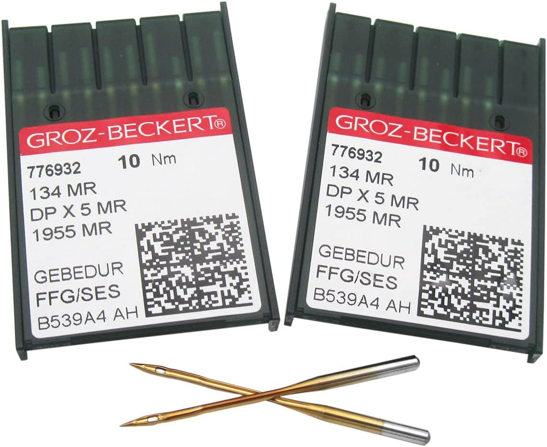 GROZ-BECKERT-Nadel in durchsichtiger CKPSMS-Plastikbox -100 GROZ-BECKERT GEBEDUR 134 MR / 135X5 MR T