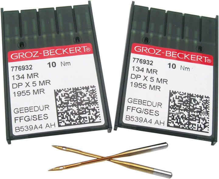 GROZ-BECKERT-Nadel in durchsichtiger CKPSMS-Plastikbox -100 GROZ-BECKERT GEBEDUR 134 MR / 135X5 MR T