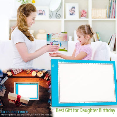 XIAOSTAR A4 Leuchttisch Led Licht Pad Copy Board Lichtplatten,mit einstellbarer Helligkeit,für Künst
