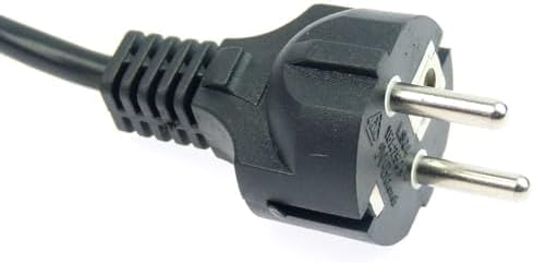 10 Stück Adam Hall 2 m Kaltgerätekabel Netzkabel schwarz 3 x 0,75 mm² CEE 7/7 - C13, K3PKD 0200 2 m