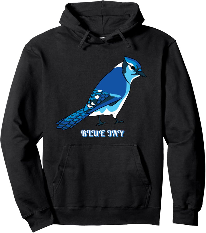 Blue Jay Passerine Bird Ornithologist Twitcher Birds Lover Pullover Hoodie
