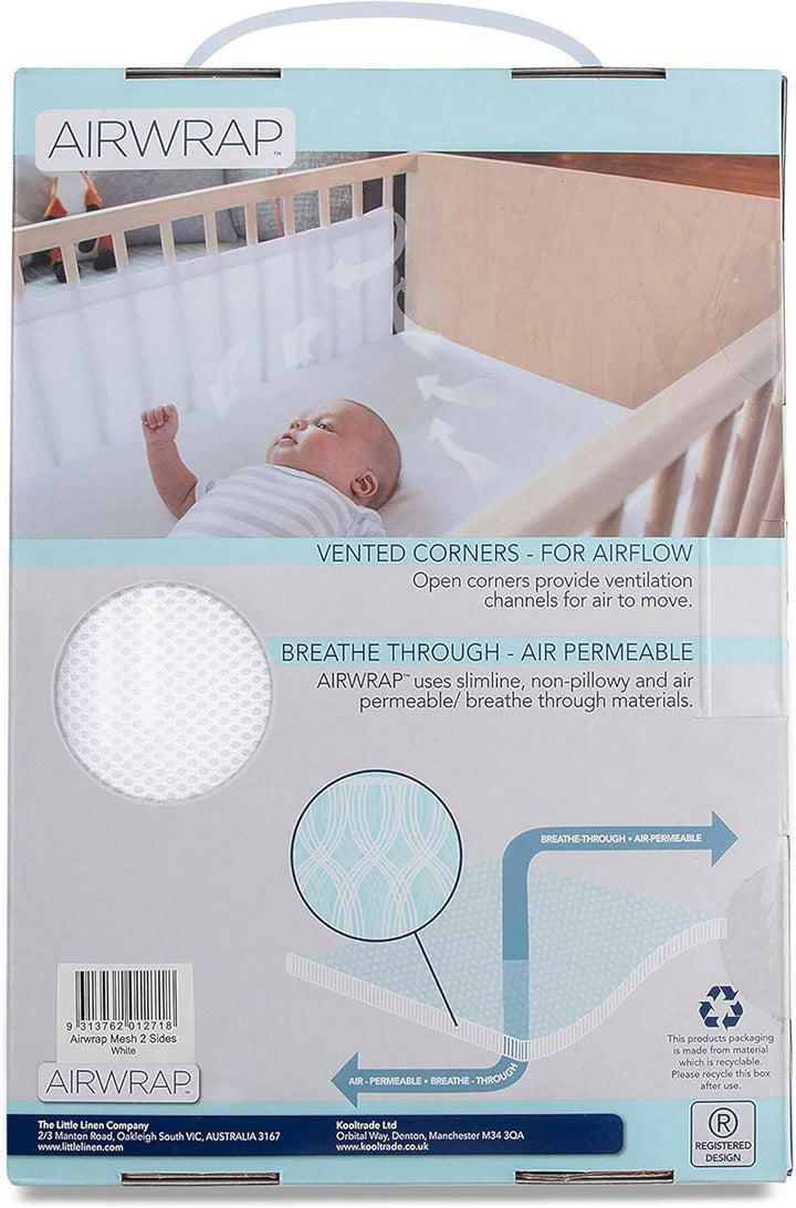 Airwrap Bettnestchen für beide Seiten, Weiss, Weiss