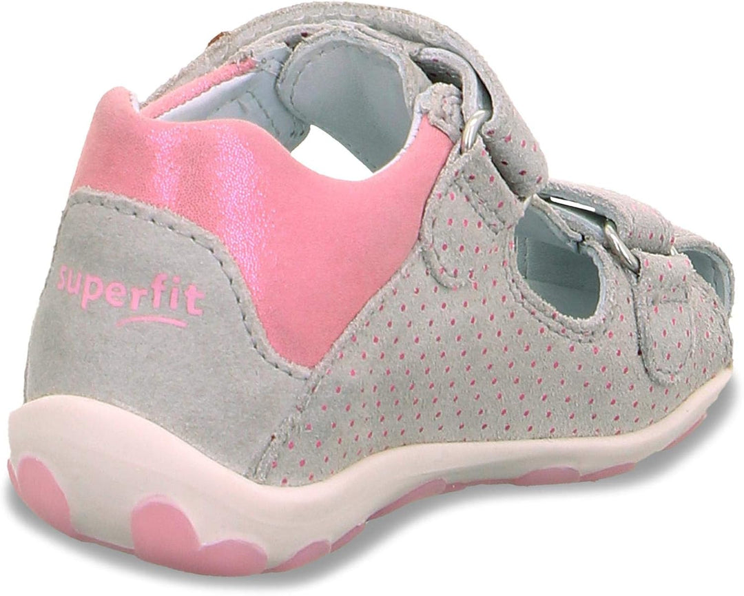 Superfit FANNI Sandale 0-609041 Mädchen 19 EU Hellgrau Rosa 2500, 19 EU Hellgrau Rosa 2500