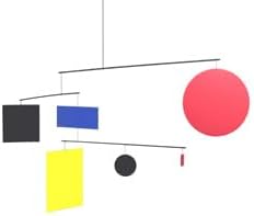 Flensted f417 Circle Square/Guggenheim Mobile, Stahl, Mehrfarbig, 50x105cm