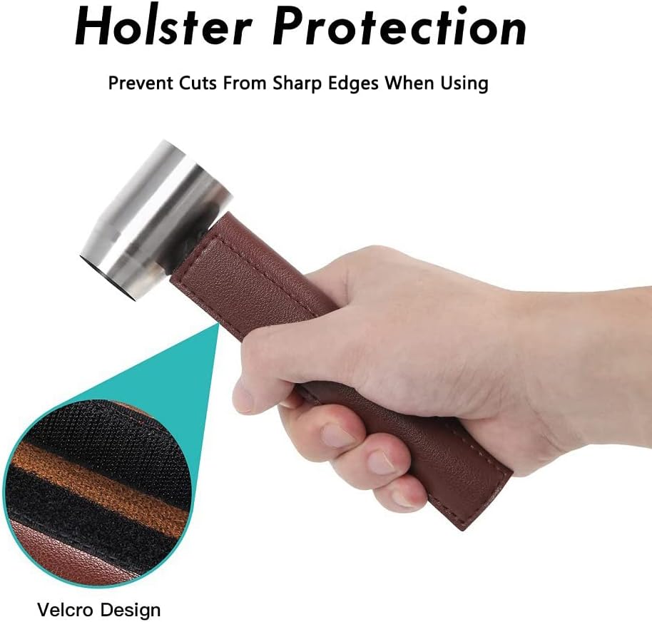 Holzbearbeitung Handbohrer, Manuelle Schlangenbohrer Sets mit Holster, Mehrzweck Outdoor Survival Bo