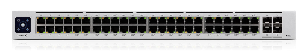 Ubiquiti USW-PRO-48-POE UniFi-Switch, Gen2, 8X PoE ++, 48x Gigabit LAN, 660W, 4X SFP+ Single