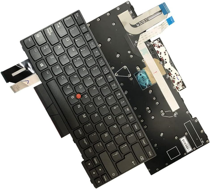JINTAI Suyitai Tastatur mit Hintergrundbeleuchtung für Lenovo ThinkPad E480 E495 L480 T480s