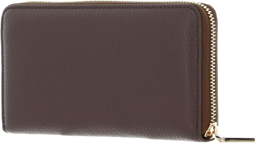 Coccinelle Metallic Soft - Geldbörse 7cc 18 cm Coffee