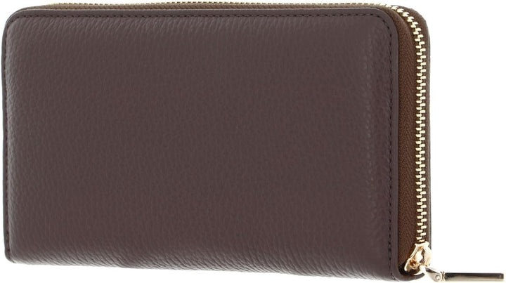 Coccinelle Metallic Soft - Geldbörse 7cc 18 cm Coffee