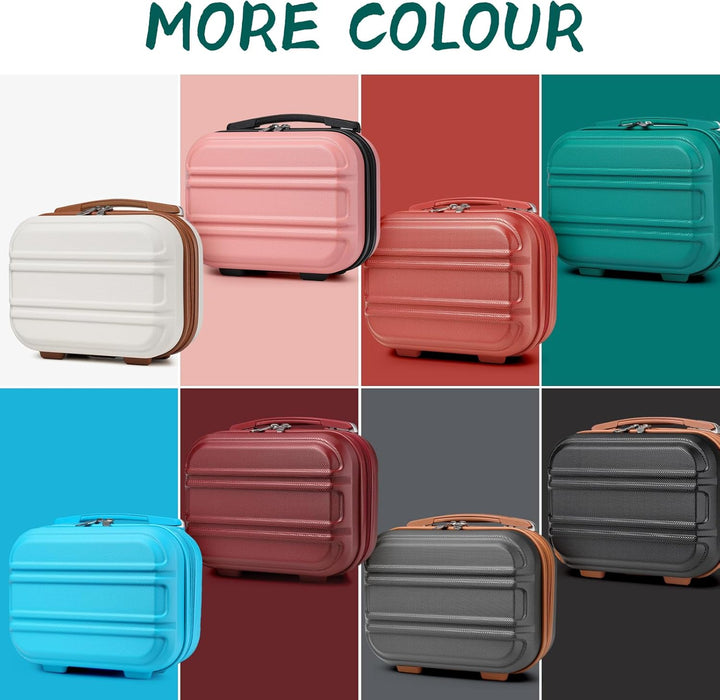 Kono Kosmetikkoffer Schminkkoffer Box Organizer Beauty Case, türkis, 30,5 cm, Kosmetikkoffer Türkis