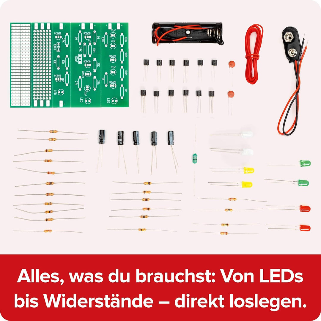 FRANZIS 67122 - Mach's einfach - Maker Kit Löten lernen, empfohlen ab 14 Jahren
