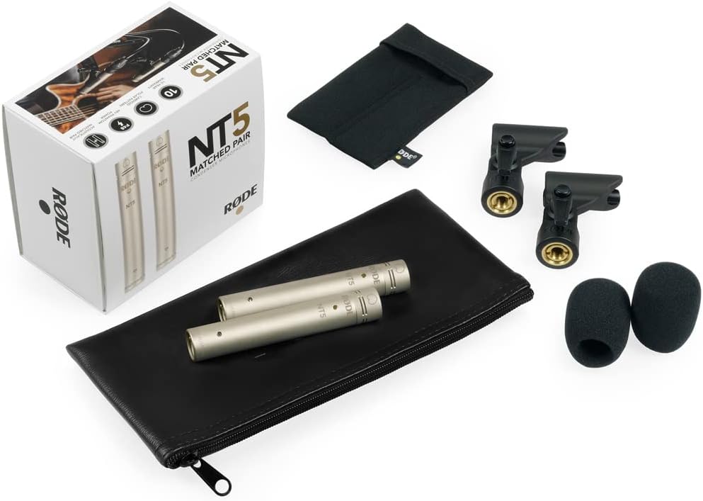 Rode NT5 MP Paar Mikrofon Set + keepdrum STB01 Stereo-Schiene