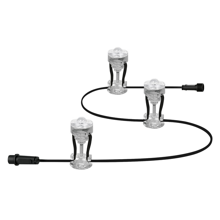 LEDVANCE LED Gartenleuchte, Lichterkette mit 3 weiteren LED Dots für Aussen, Erweiterungspaket, Warm