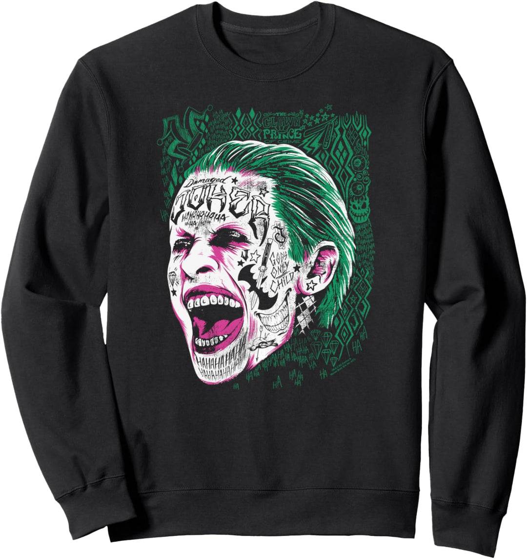Suicide Squad Joker Prince Portrait Sweatshirt