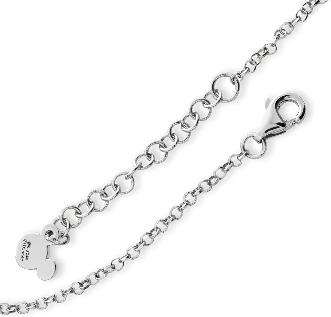 Disney-Armband aus Silber mit einer zentralen Figur, die Minnie darstellt Minnie-Teller, Minnie-Tell