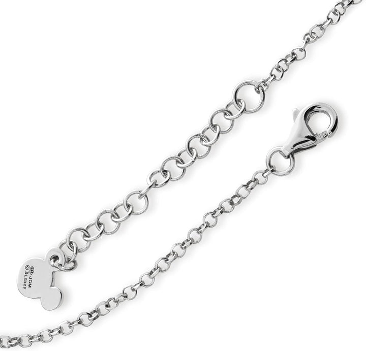 Disney-Armband aus Silber mit einer zentralen Figur, die Minnie darstellt Minnie-Teller, Minnie-Tell
