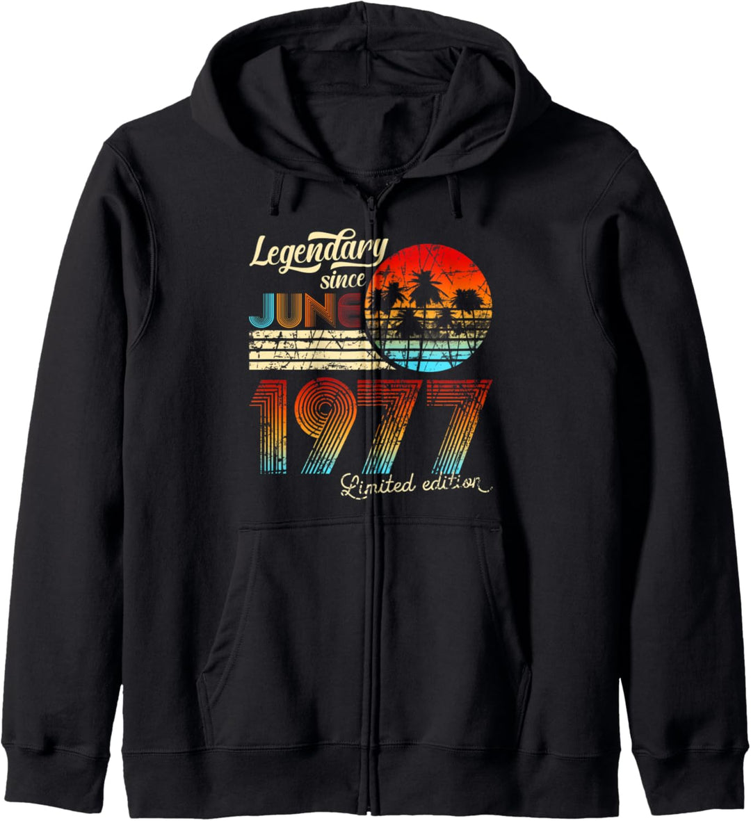 Geburtstag Legendary Since Juni 1977 Geschenk Kapuzenjacke