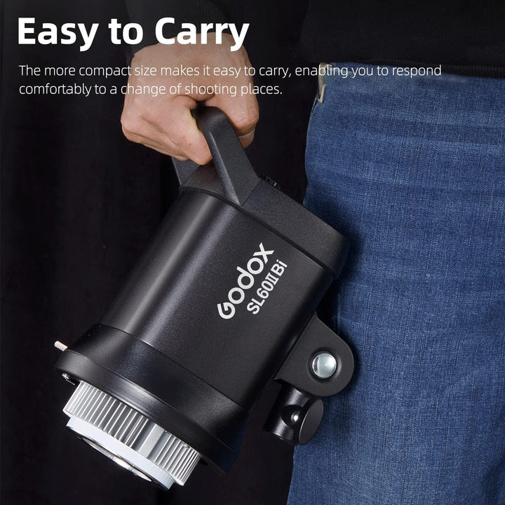 Godox SL60IIBi 75W LED-Dauervideoleuchte, Bowens-Halterung 25100 Lux @5600K, Zwei Farbtemperaturen,