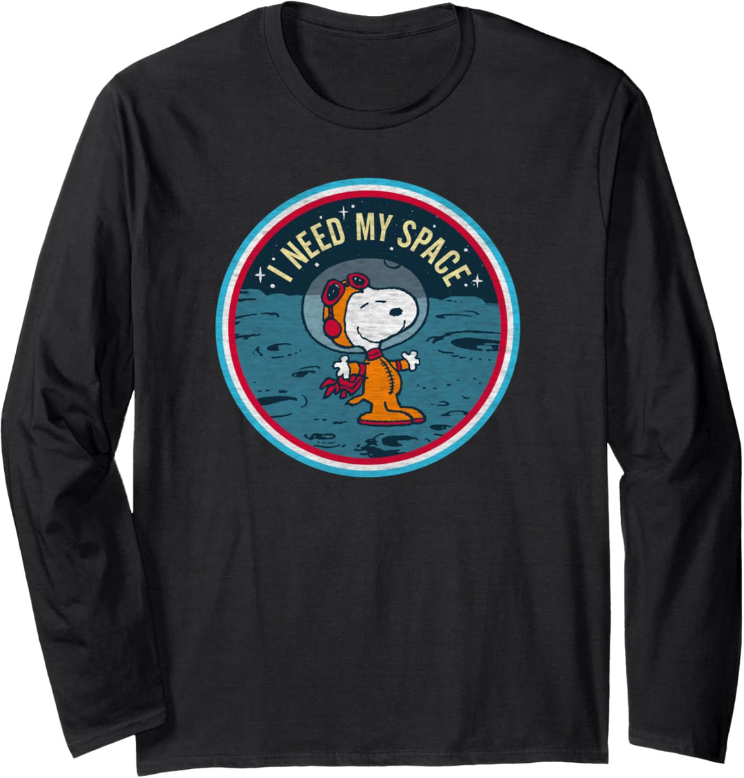 Peanuts Snoopy ich brauche meinen Platz Langarmshirt