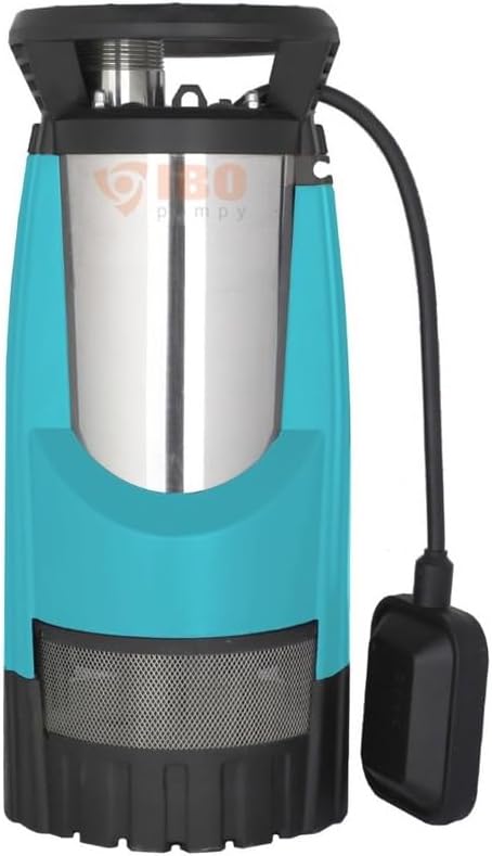 IBO Tauchpumpe Multi IP 1200W INOX 6300l/h Wasserpumpe Edelshtahl Bewässerung