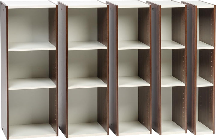 Iris Ohyama, Aufbewahrungsmöbel, Bücherregal, 3 modulare Regale, Modern, Design, Büro, Schlafzimmer,