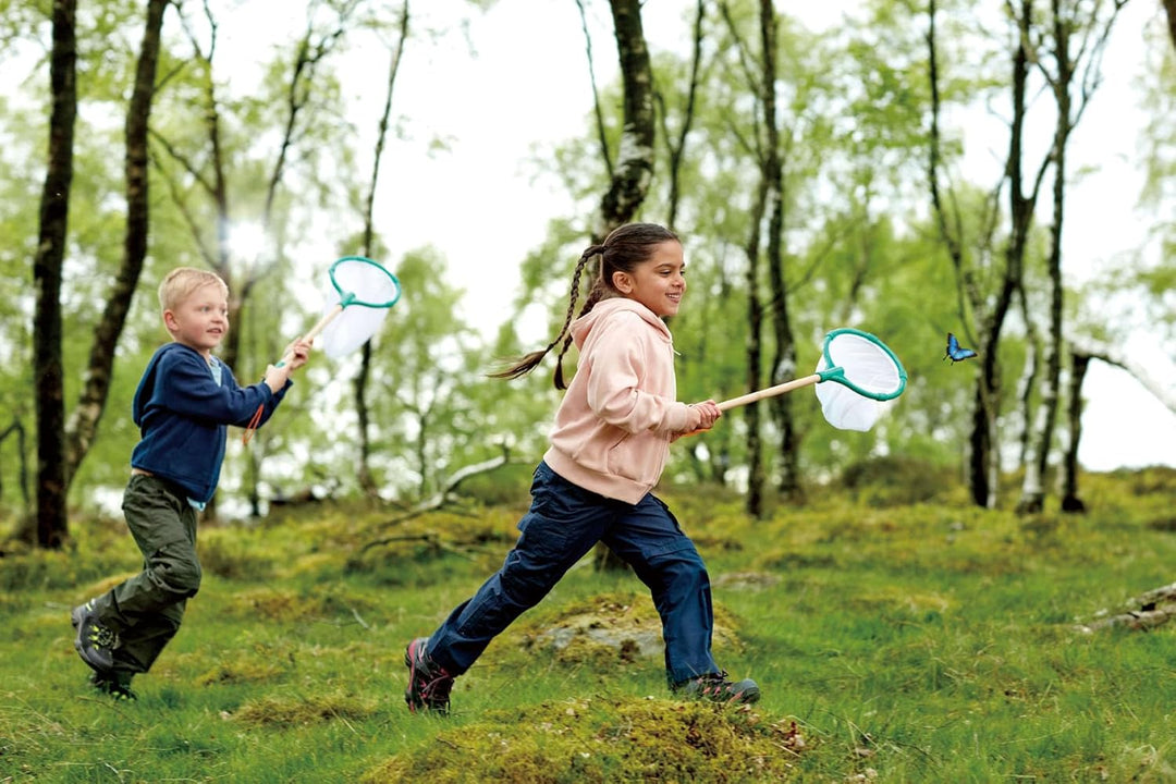 Hape Nature Fun Explorer Netz zum Fangen von Insekten aus Bambus und pflanzlichem Kunststoff, ab 4 J
