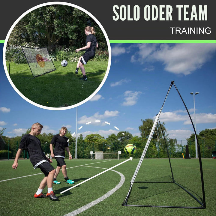 QuickPlay Sport Limited Rebounder Rückprallwand Spot 2.1 x 2.1M ( 7x7f) Schwarz, 2.1 x 2.1M ( 7x7f)