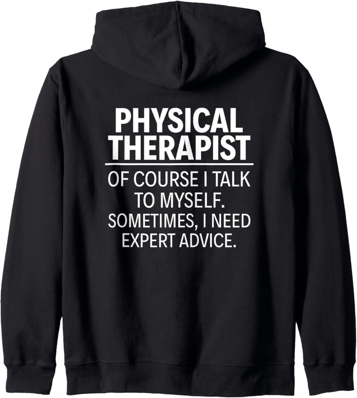 Physiotherapeutin Natürlich führe ich Selbstgespräche Kapuzenjacke