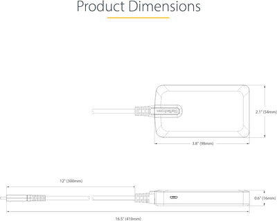 StarTech.com 4 Port USB C Hub - USB C auf 4X USB-A 5Gbit/s Hub mit Optionalem Zusatzstromanschluss -