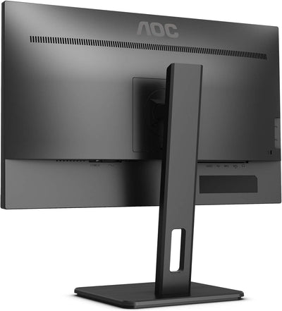 AOC U27P2 - 27 Zoll UHD Monitor, höhenverstellbar (3840x2160, 60 Hz, HDMI, DisplayPort, USB Hub) sch