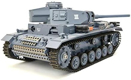 RC Panzer "Kampfwagen III" 1:16 Heng Long -Rauch&Sound - mit Stahlgetriebe und 2,4Ghz Fernsteuerung